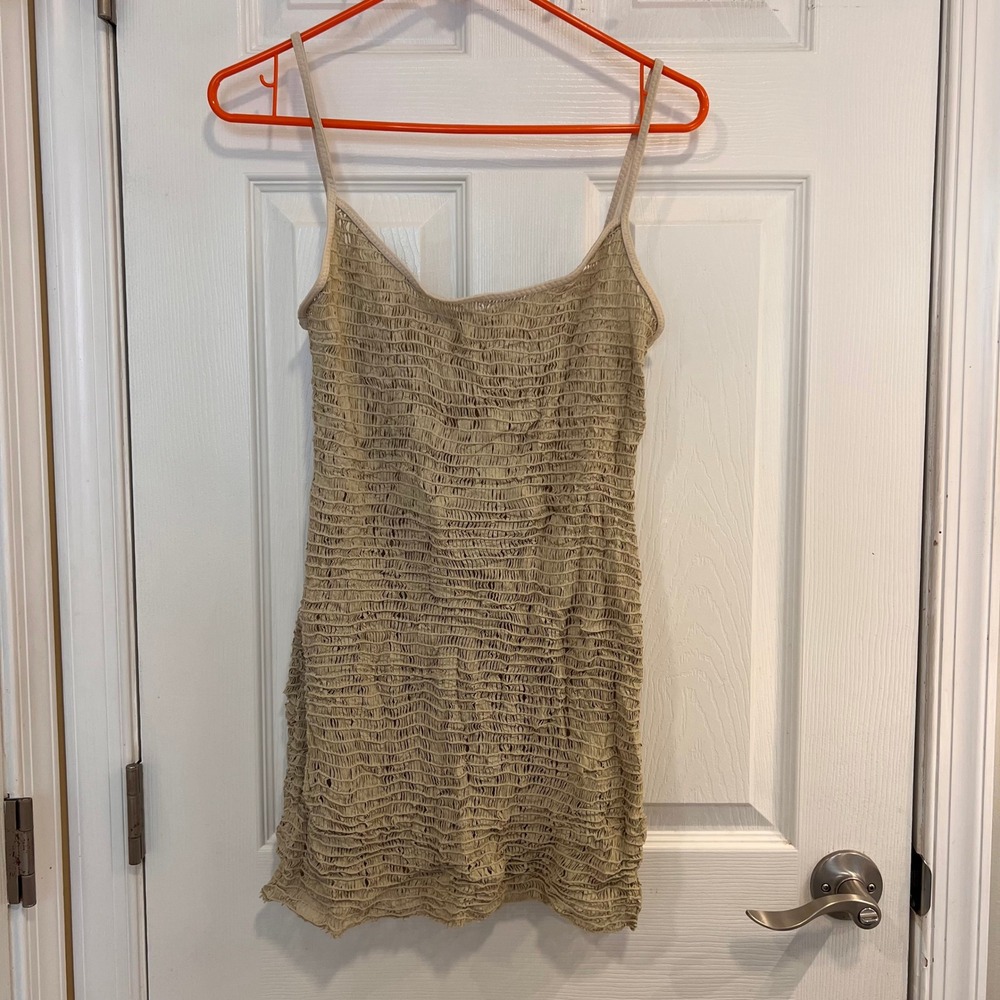 Ritchie Swimwear Tan Textured Cover Up‎
